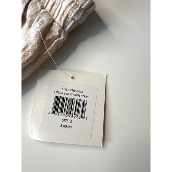 Ellen Tracy NWT Womens Striped Linen Pants Size S With Tags - Picture 6 of 13